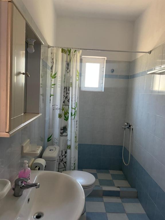 Koupelna v ubytování Tasos Manaritsas Rooms