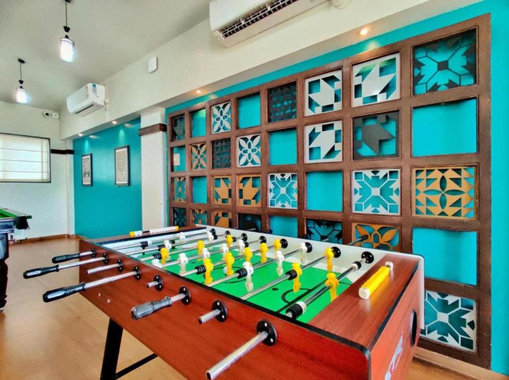 Herní místnost v ubytování Serene 43, Karjat 3 BHK Villa, Wifi, Plunge Pool