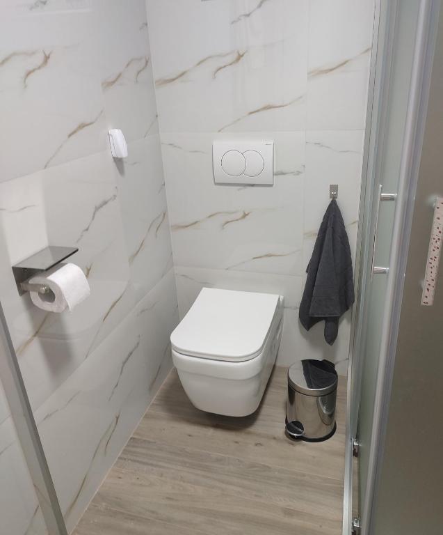 Koupelna v ubytování Guest House Nakjoski