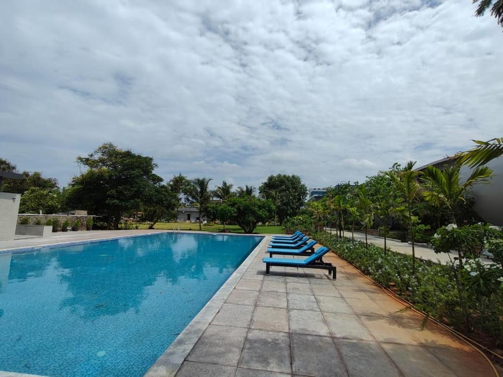 Bazén v ubytování Fortune Beach Resort ECR, Chennai - Member ITC Hotels' Group nebo v jeho okolí