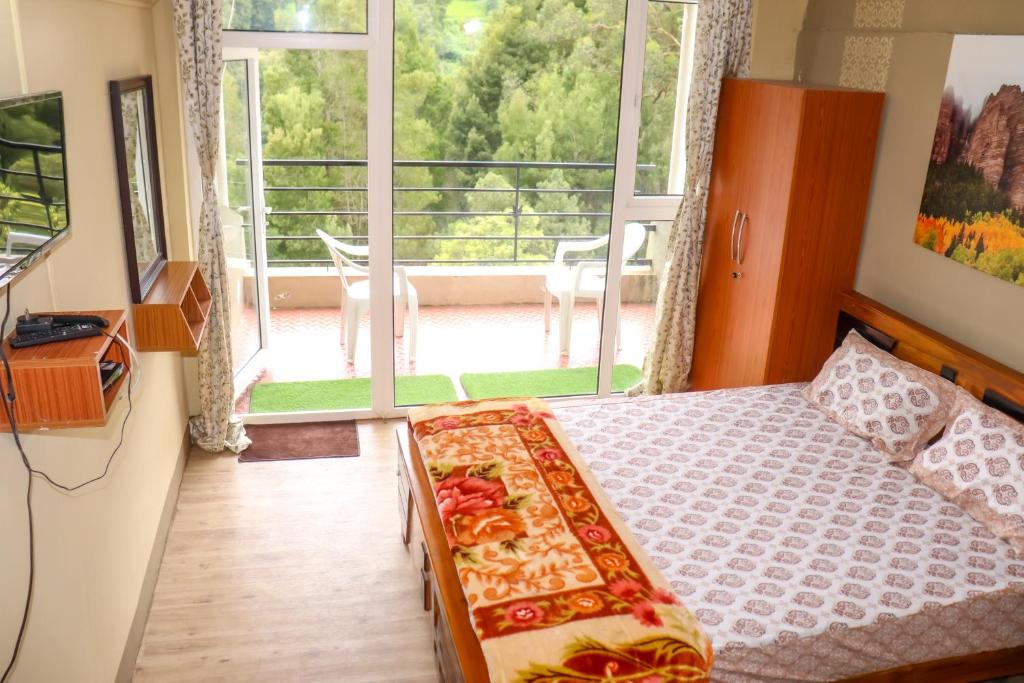 Postel nebo postele na pokoji v ubytování Themapleview