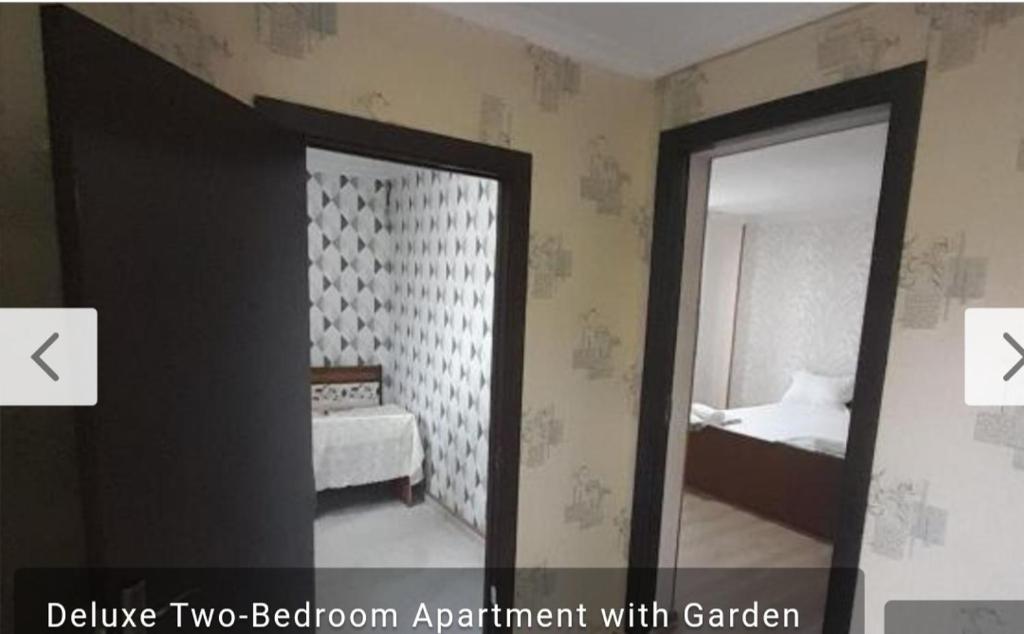 Postel nebo postele na pokoji v ubytování HOTEL LukaRabati