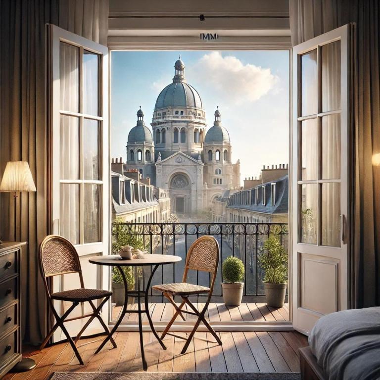 Posedenie v ubytovaní Au Balcon de la Basilique