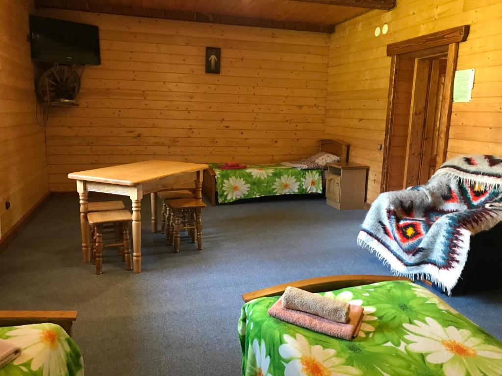 Posezení v ubytování Trembita готель