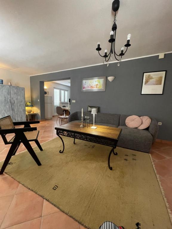 Posezení v ubytování Casa Fumica Apartment