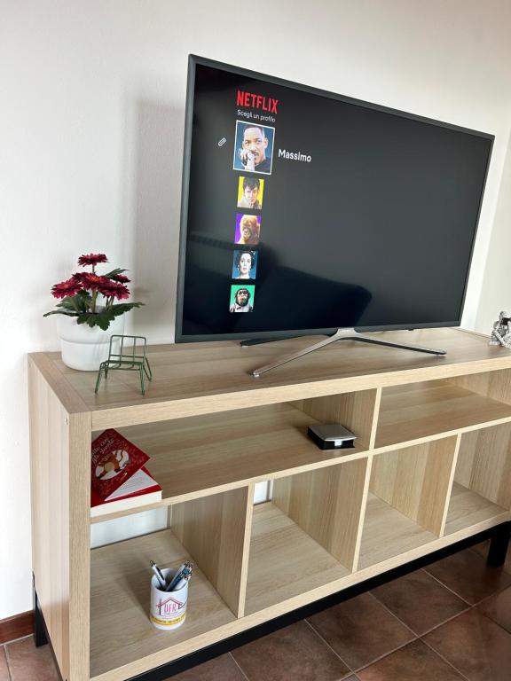 TV a/nebo společenská místnost v ubytování Residenza Dora