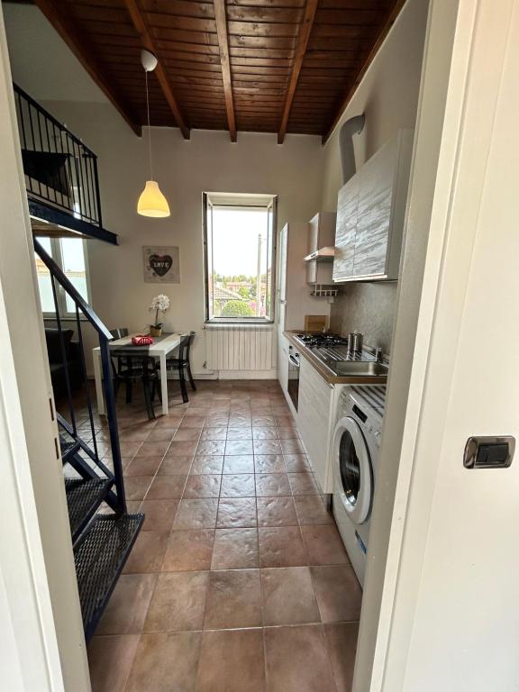 Kuchyň nebo kuchyňský kout v ubytování Residenza Dora