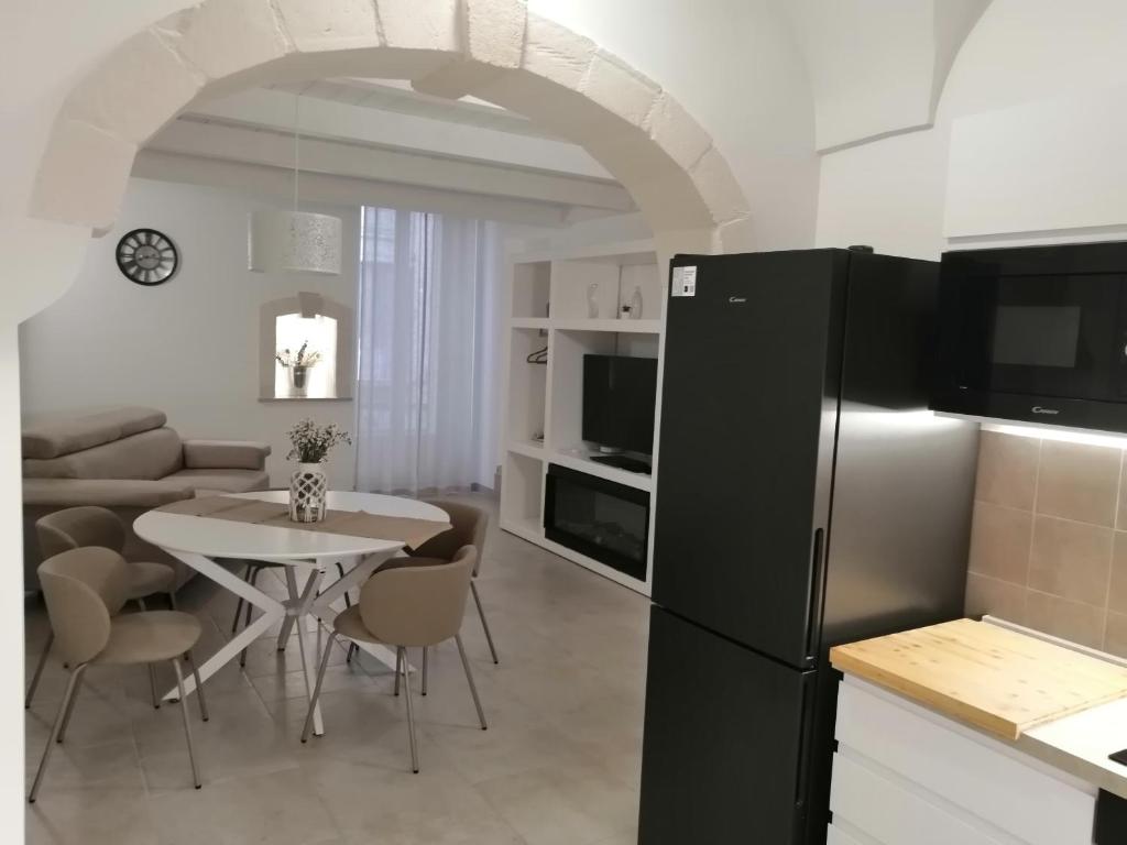 Cuisine ou kitchenette dans l'établissement La Terrazza Del Corso