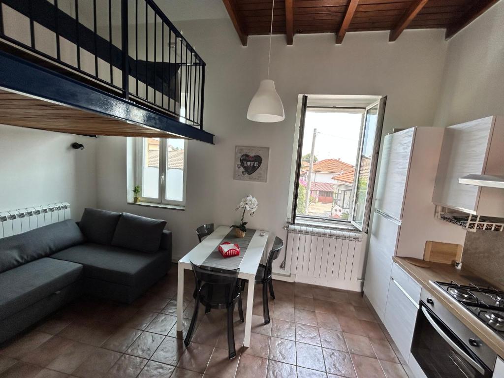 Kuchyň nebo kuchyňský kout v ubytování Residenza Dora