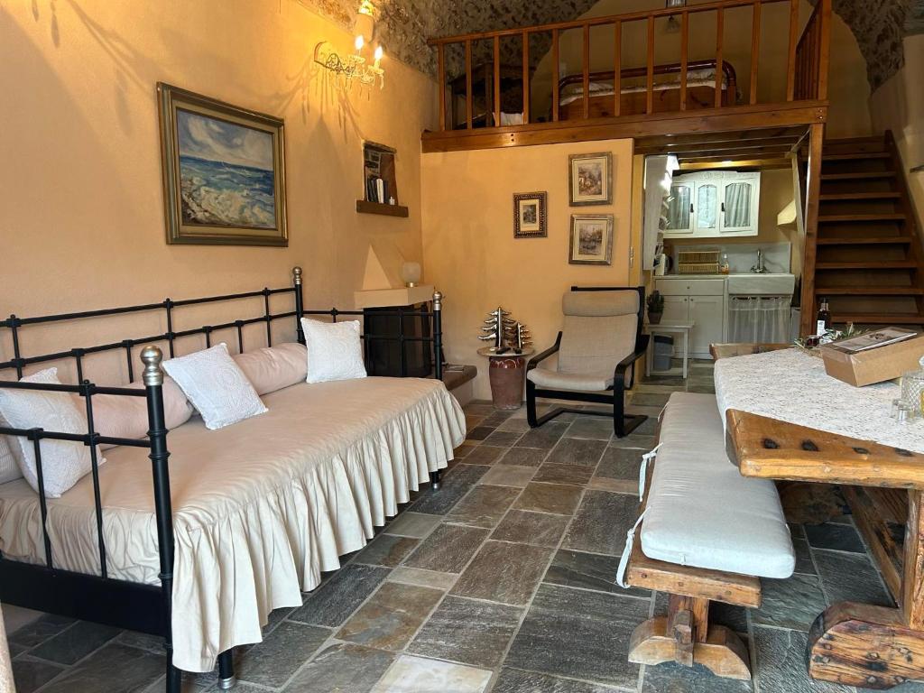 Posezení v ubytování GuesthouseKamara