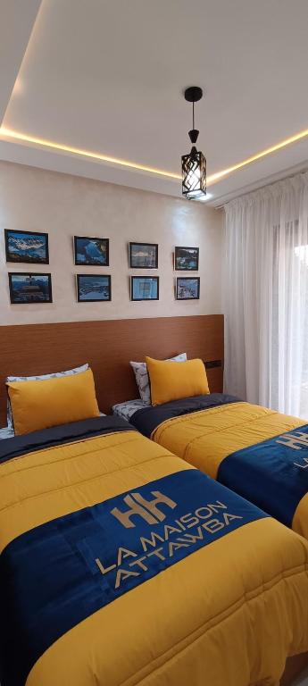 Postel nebo postele na pokoji v ubytování La Maison Attawba
