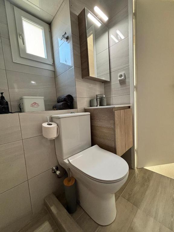 Koupelna v ubytování Kazarma Central Suites