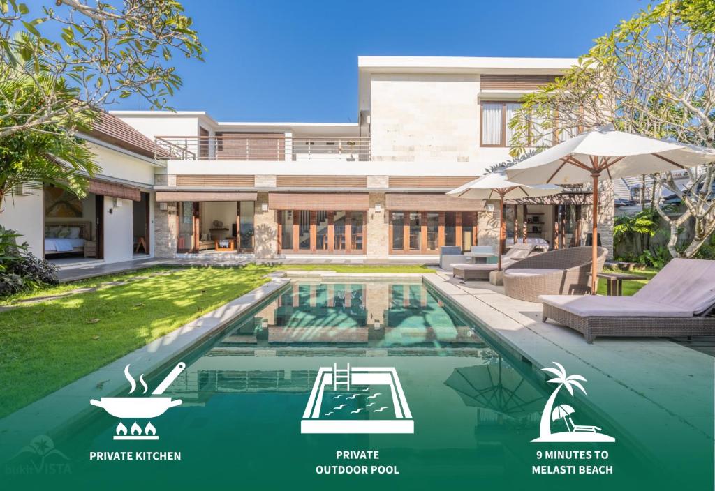 Πισίνα στο ή κοντά στο Blu Apsara by Bukit Vista