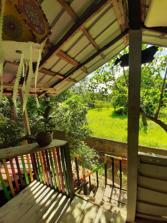 Balkón nebo terasa v ubytování Serenity house in Dambulla