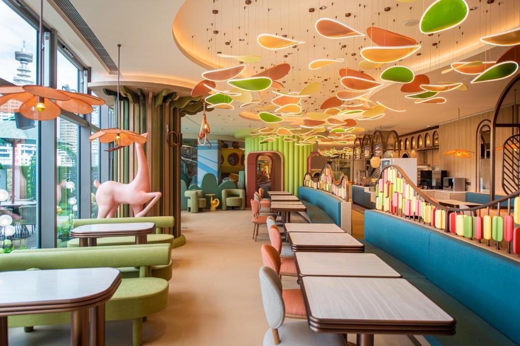 Posezení v ubytování Shangri-La Fuzhou