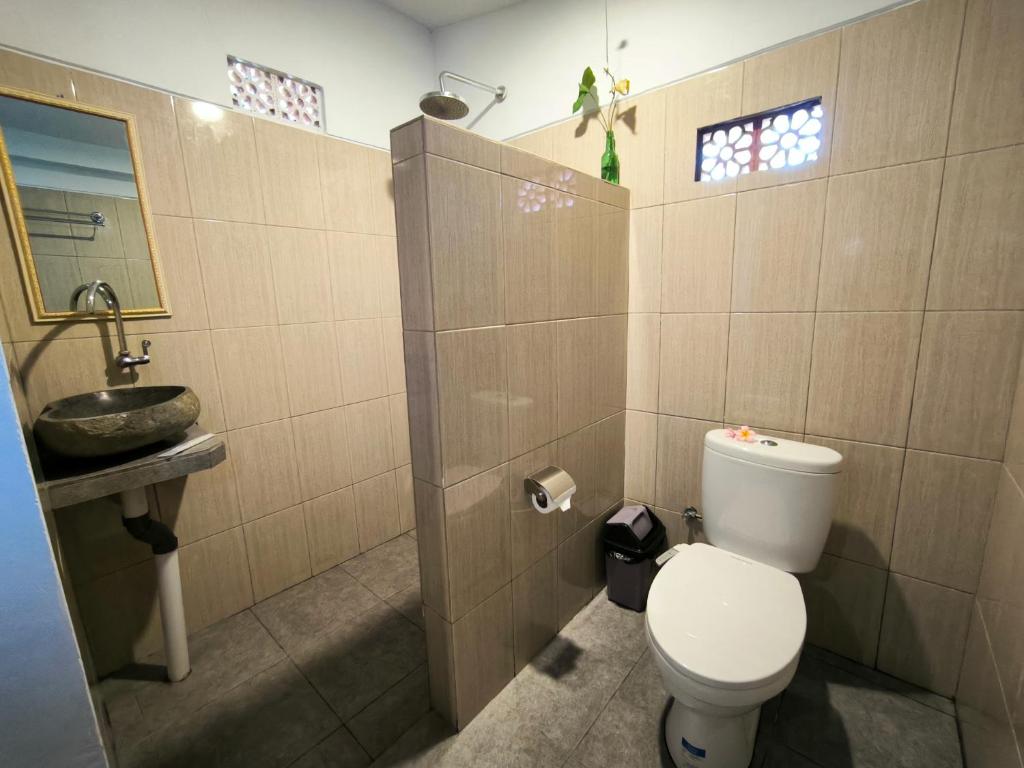 Koupelna v ubytování Eling Ubud Guesthouse