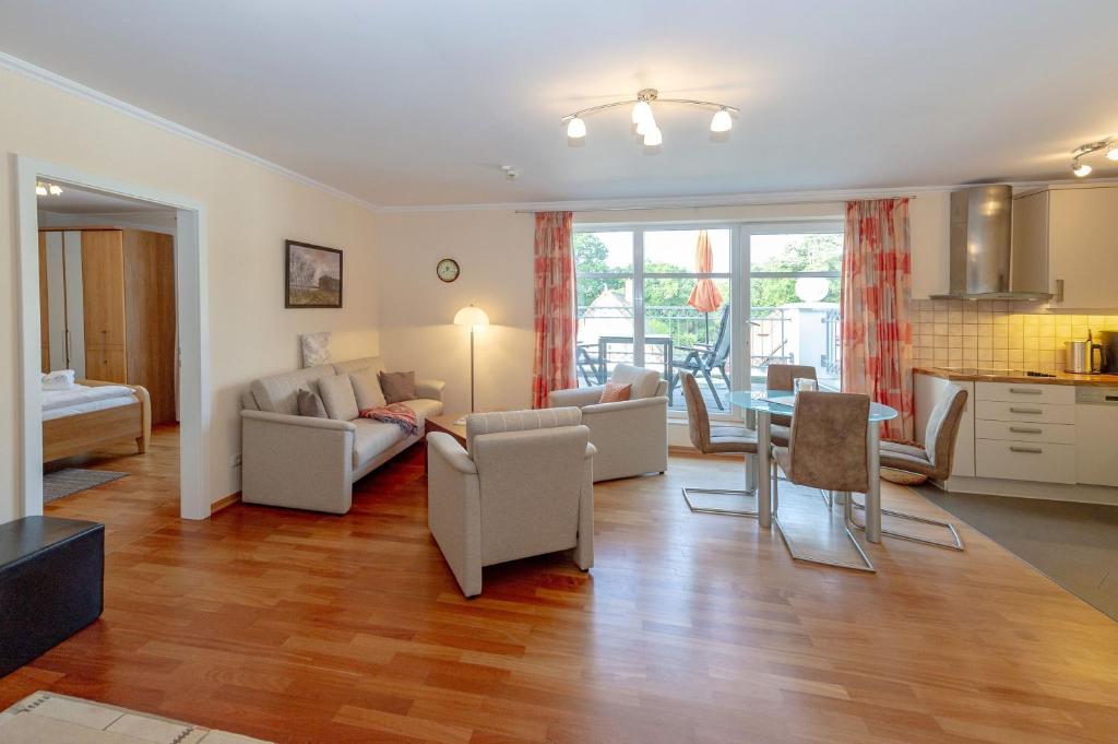 Posezení v ubytování Dünenresidenz Königin Augusta - Apt. 19