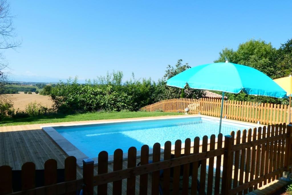 Bazén v ubytování Gite de campagne - Vue jardin- Piscine nebo v jeho okolí