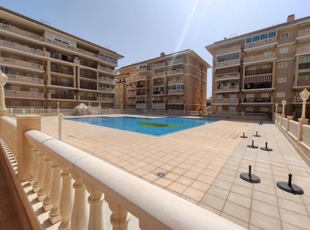 Bazén v ubytování Vista al mar 2 - La Mata nebo v jeho okolí