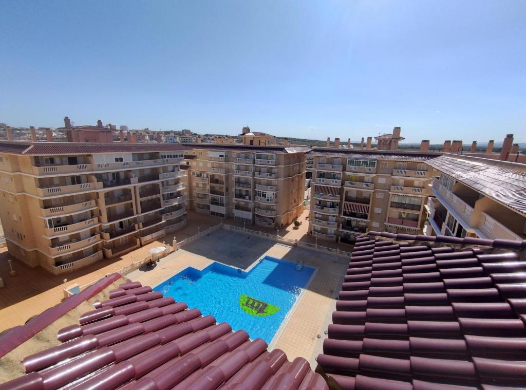 Bazén v ubytování Vista al mar 2 - La Mata nebo v jeho okolí