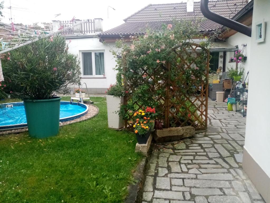 Bazén v ubytování Studio nebo v jeho okolí