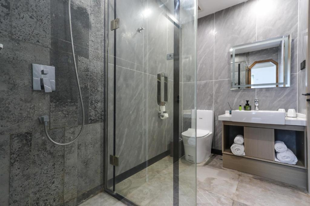 Koupelna v ubytování Wuzhen Residence B&B