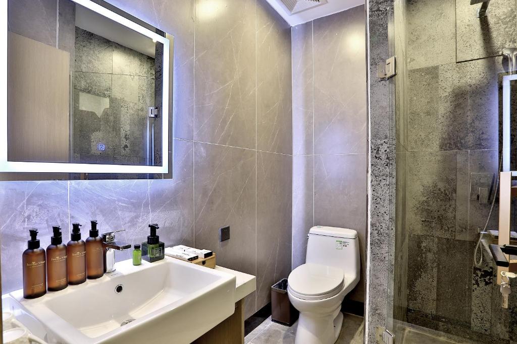 Koupelna v ubytování Wuzhen Residence B&B