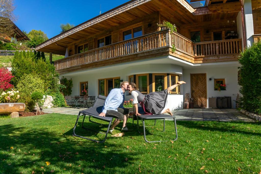 Zahrada ubytování CHALET KITZBICHL by Alpin Charme Apartments
