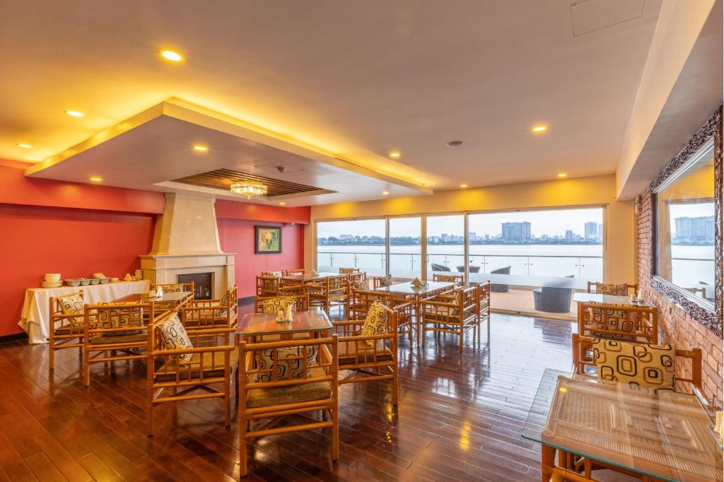 Posezení v ubytování Thang Loi Hotel Hanoi