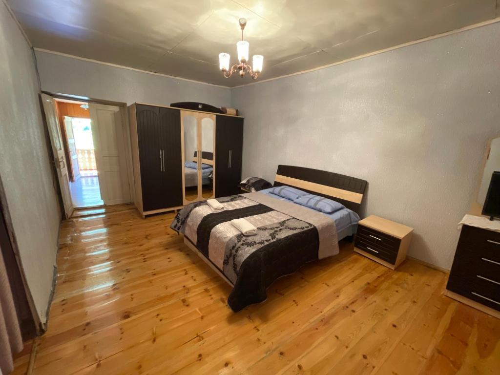 Postel nebo postele na pokoji v ubytování GuestHouse NaSHGOBI
