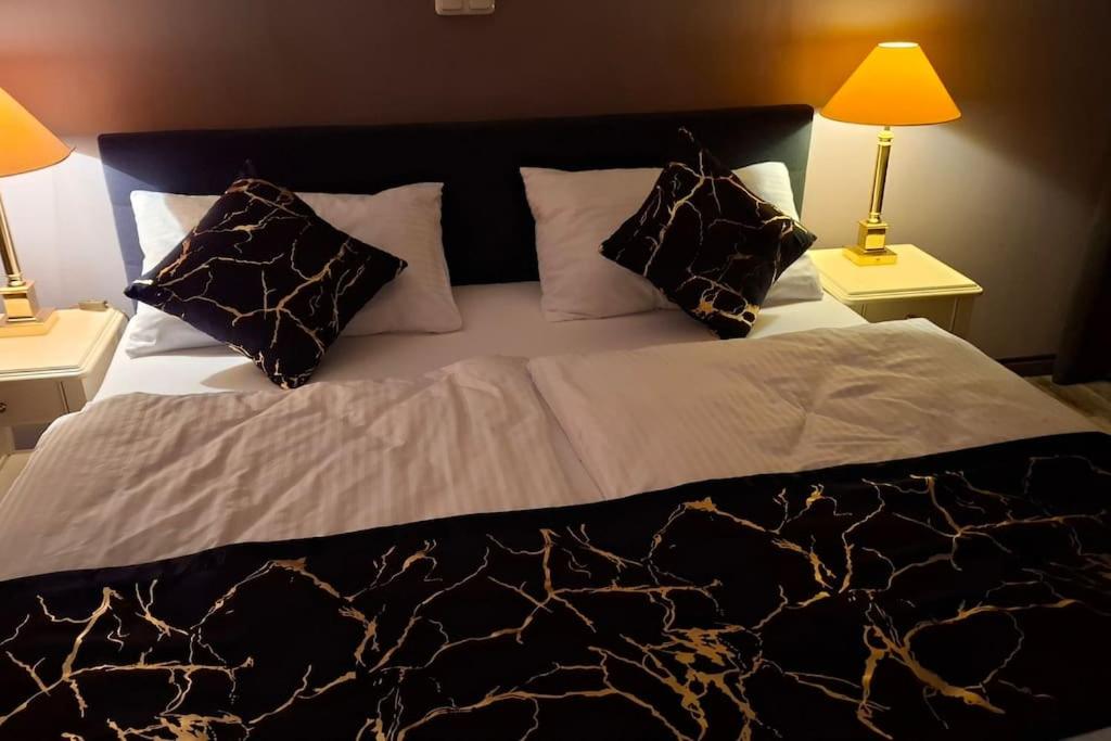 Postel nebo postele na pokoji v ubytování Apartment in Tulln an der Donau