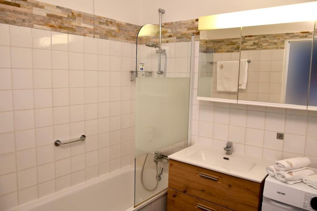 Koupelna v ubytování Apartment in Tulln an der Donau