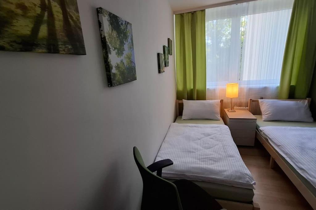 Postel nebo postele na pokoji v ubytování Apartment in Tulln an der Donau