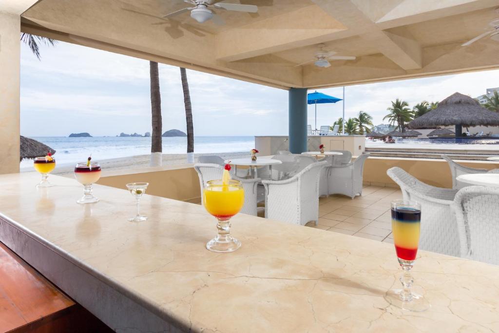 Nápoje v ubytování Posada Real Ixtapa