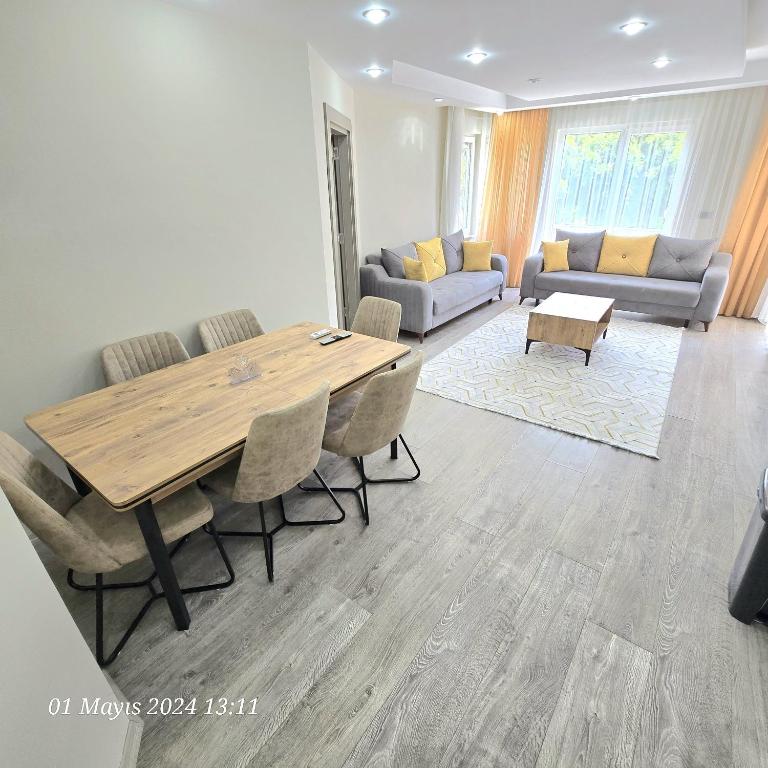 Posezení v ubytování River Park Residence Lara