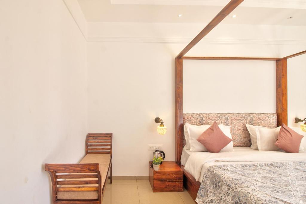Postel nebo postele na pokoji v ubytování Hotel Sea Sapphire ,Calangute