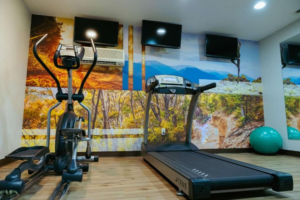 Fitness centrum a/nebo fitness zařízení v ubytování Clarion Pointe-Dillard near Blue Ridge Mountains