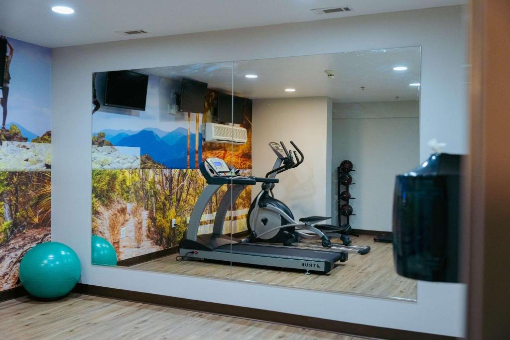 Fitness centrum a/nebo fitness zařízení v ubytování Clarion Pointe-Dillard near Blue Ridge Mountains