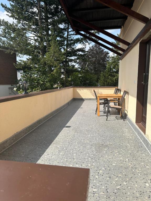 Balkón nebo terasa v ubytování Hotel Pirol