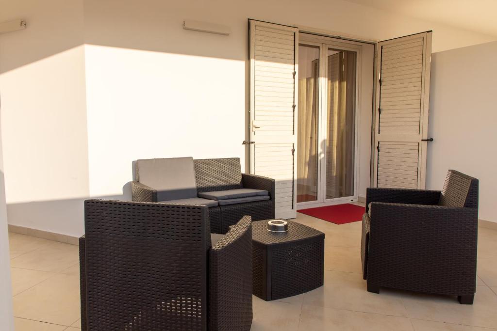 Posezení v ubytování Global Hotel