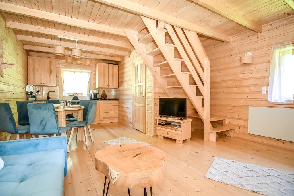 Kuchyň nebo kuchyňský kout v ubytování Domek na Groniku