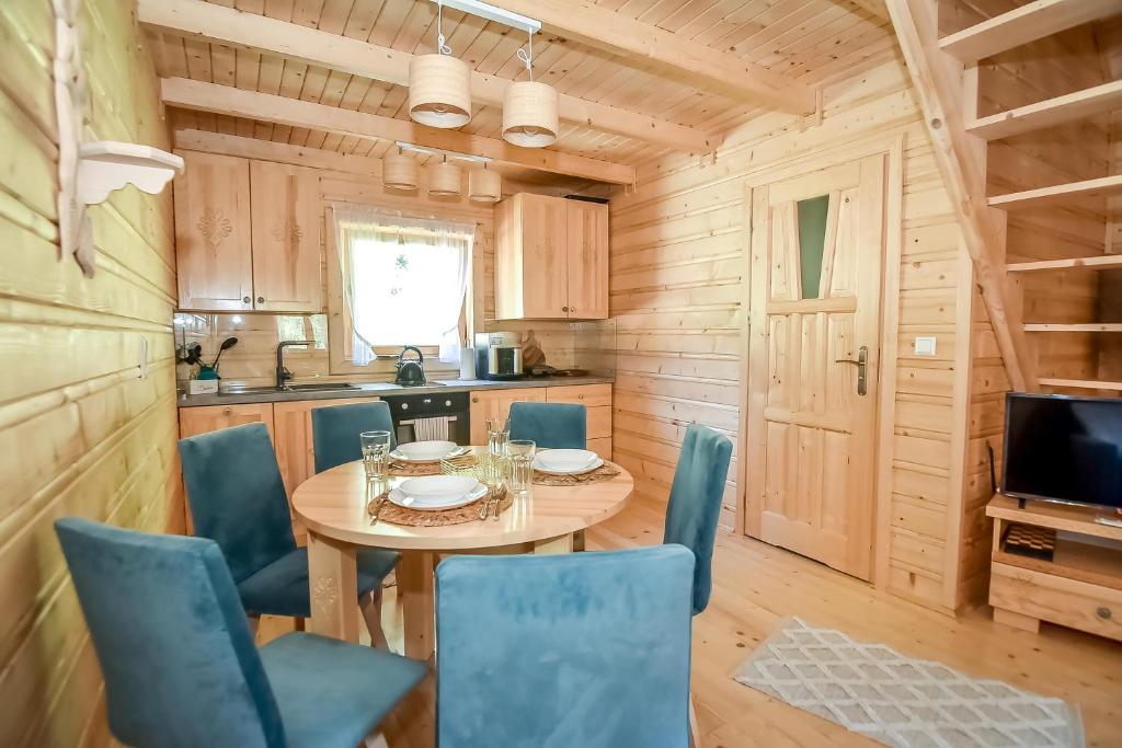 Kuchyň nebo kuchyňský kout v ubytování Domek na Groniku