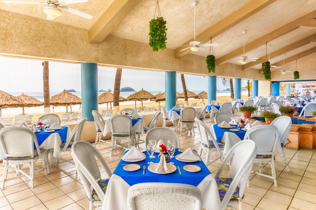 Restaurace v ubytování Posada Real Ixtapa