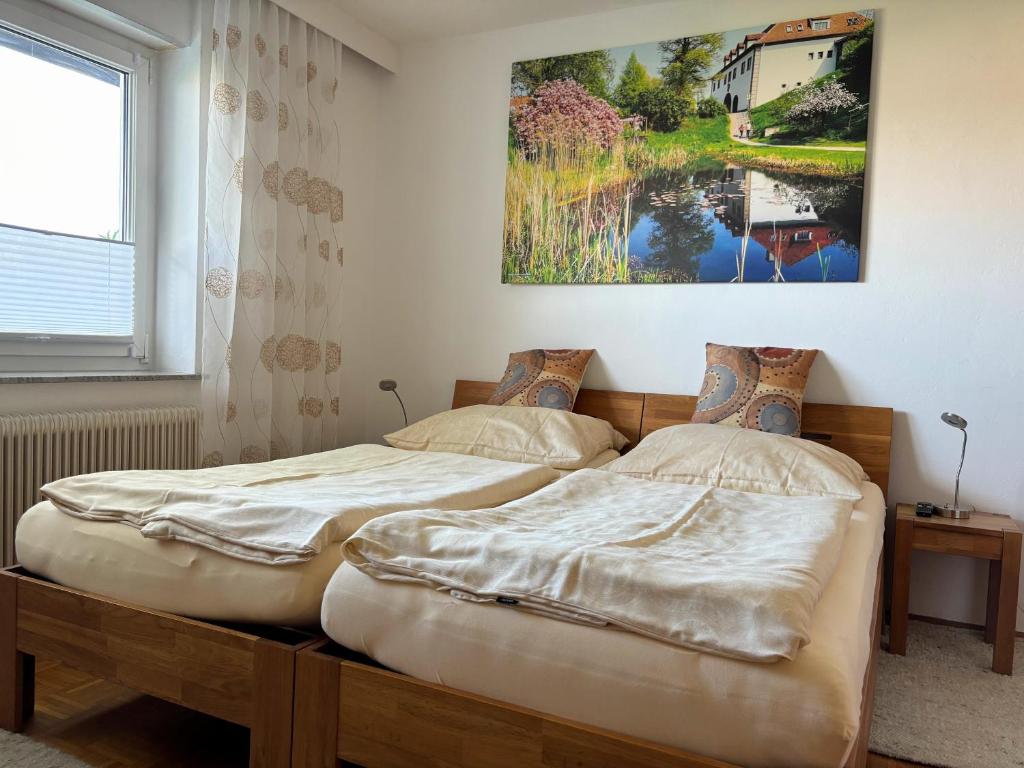 Postel nebo postele na pokoji v ubytování Ferienzimmer Trummer
