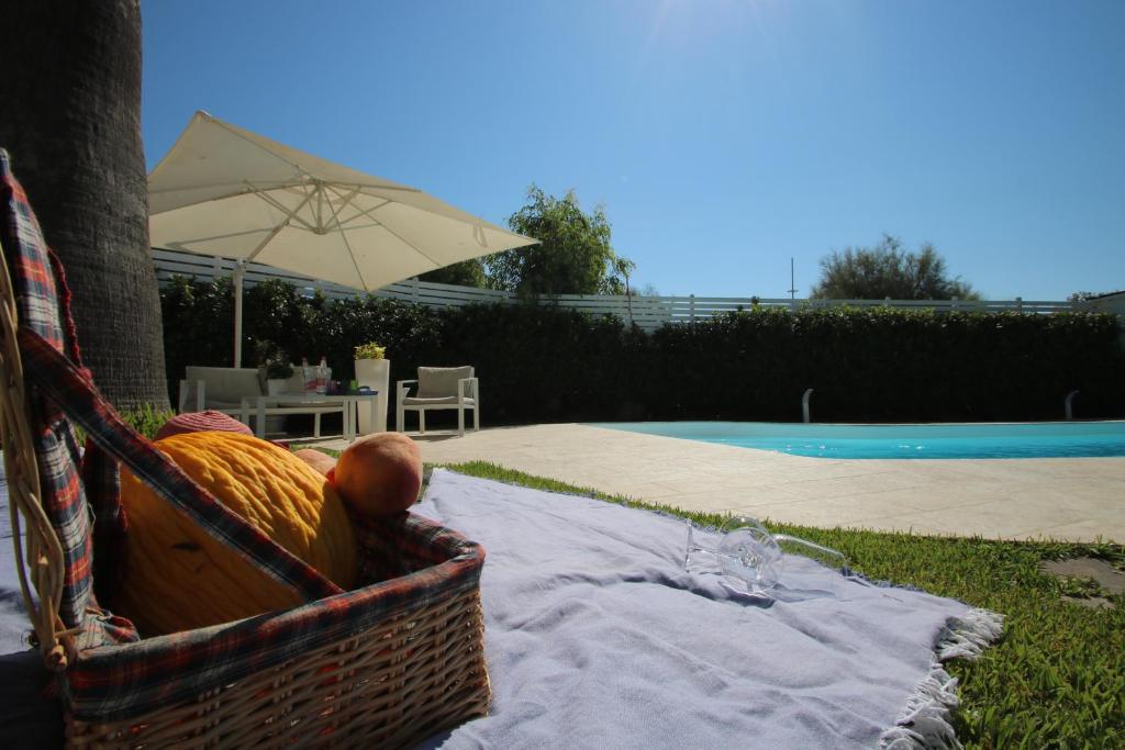 Basen w obiekcie Edri beach house - Villa con piscina lub w pobliżu