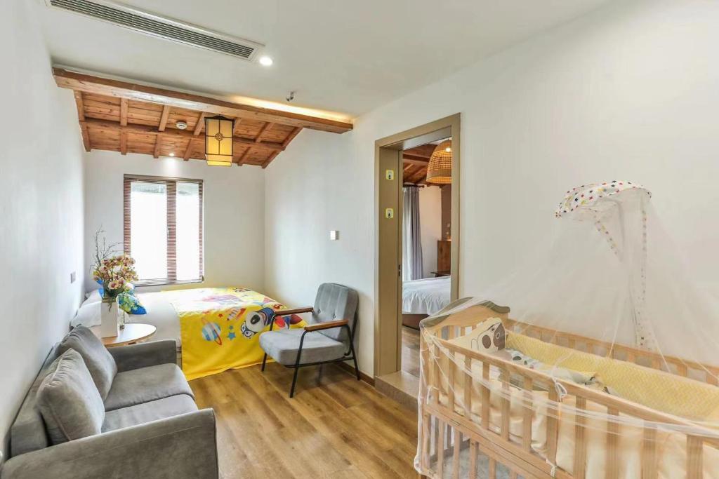 Posezení v ubytování Wuzhen Residence B&B