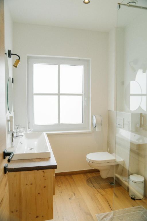 Koupelna v ubytování Sobe rooms JELEN JELENOV GREBEN