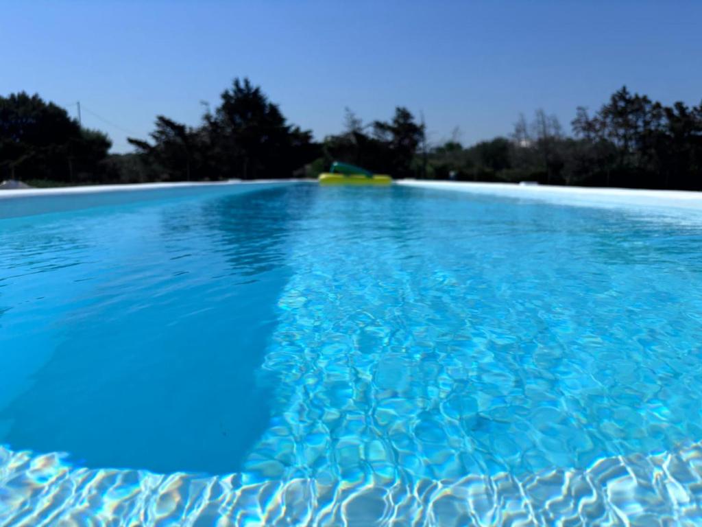 Bazén v ubytování Aeneas Villa Pool & Jacuzzi al mare Torre Guaceto nebo v jeho okolí