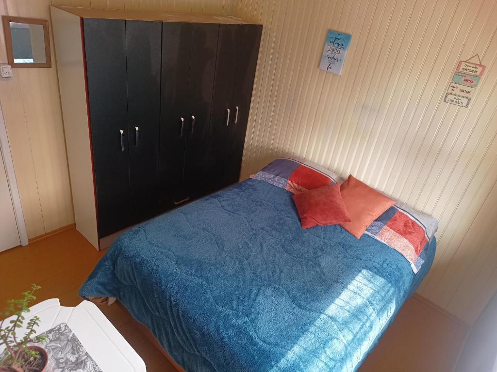 Postel nebo postele na pokoji v ubytování Casarão das Figueiras