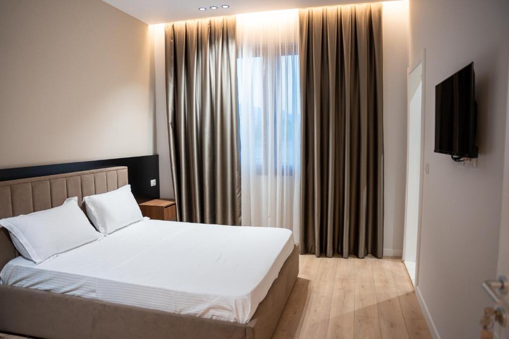 Postel nebo postele na pokoji v ubytování Hotel EuroStiven